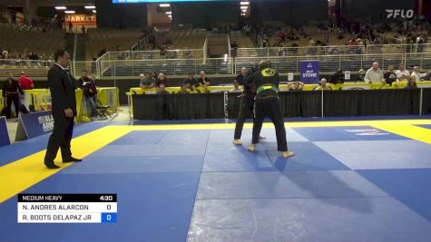 NICOLAS ANDRES ALARCON vs REFUGIO BOOTS DELAPAZ JR 2024 Pan Jiu Jitsu IBJJF Championship