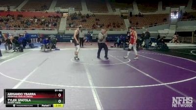 D1-165 lbs Quarterfinal - Tyler Spatola, Desert Ridge vs Armando Ybarra, Mountain View Hs (Mesa)