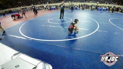 76 lbs Rr Rnd 1 - William Pikett, Ranger 47 Wrestling Club vs Stevie Walker, Harrah Little League Wrestling