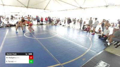 144 lbs Quarterfinal - Michael Rodgers, Wasco YW vs Shawn Torres, Silverback WC