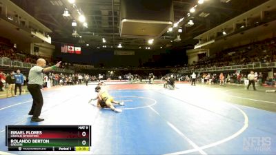 126 lbs Cons. Round 1 - Israel Flores, Lincoln (Stockton) vs Rolando Berton, Gregori