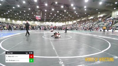 106 lbs Round Of 16 - Teagan Merritt, Cornerstone Mat Club vs Mai Graham, Steel Valley Renegades