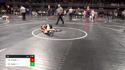 90 lbs Round Of 64 - Mason Frisoli, Northampton vs Braydon Taylor, Berlin