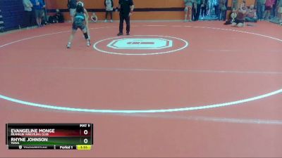 94-100 lbs Round 1 - Rhyne Johnson, TNWA vs Evangeline Monge, Franklin Wrestling Club