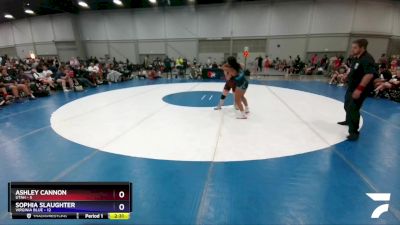 127 lbs Round 2 (8 Team) - Ashley Cannon, Utah vs Sophia Slaughter, Virginia Blue