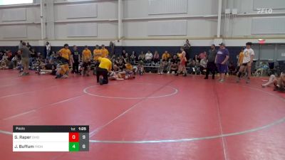 120 lbs Pools - Garrison Raper, Ohio Gold vs Jake Buffum, Front Royal W.C.