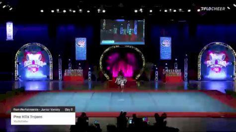 Pine Hills Trojans - Youth Cheer [2021 Pom Performance - Junior Varsity Day 2] 2021 Pop Warner National Cheer & Dance Championship