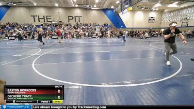 56 lbs Semifinal - Deckerd Tracy, Aviators Wrestling Club vs Easton Horrocks, Uintah Wrestling