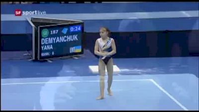 Yana Demyanchuk FX 2009 Euro AA (12th AA - 13.025)