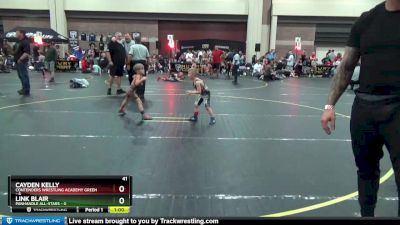 41 lbs Finals (8 Team) - Cayden Kelly, Contenders Wrestling Academy Green vs Link Blair, Panhandle All-Stars