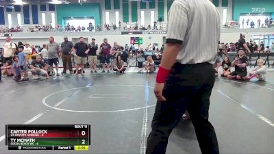 56 lbs Finals (8 Team) - Carter Pollock, U2 Upstate Uprising vs Ty McMath, Cocoa Beach WC