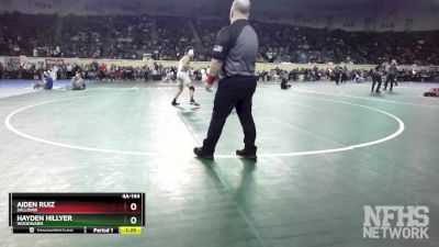4A-144 lbs Champ. Round 1 - Aiden Ruiz, Sallisaw vs Hayden Hillyer, Woodward