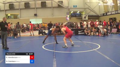 65 kg Round Of 64 - Brock Henderson, Kohawk Wrestling Club vs Navonte Demison, Sunkist Kids Wrestling Club