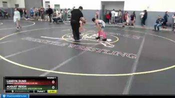 92 lbs Round 1 - Landyn Dunn, Juneau Youth Wrestling Club Inc. vs August Reigh, Dillingham Wolverine Wrestling Club