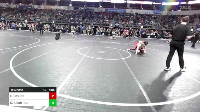 150 lbs Quarterfinal - Danny Cox, Panther Youth Wrestling vs Cohen Albatt, Purler Wrestling Academy