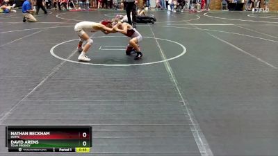 56 lbs Semifinal - David Arens, Team Prodigy vs Nathan Beckham, OCRTC