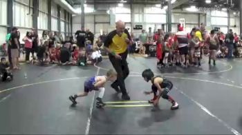 40 lbs Round 4 (6 Team) - Kalob Millz, Pomona Elite vs Nelson Zwanziger, Untouchables Black