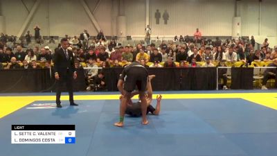 LUCAS SETTE C. VALENTE TOBIAS vs LEONARDO DOMINGOS COSTA BENEDITO 2023 World IBJJF Jiu-Jitsu No-Gi Championship