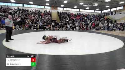 160 lbs Final - Lincoln Carlson, East Lyme/Norwich Tech vs Drayvn Roberts, East Hartford