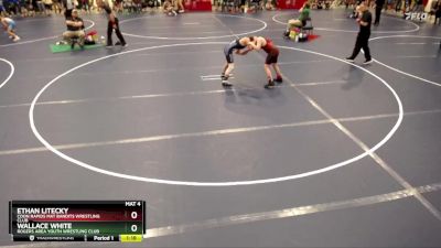 117 lbs Champ. Round 1 - Ethan Litecky, Coon Rapids Mat Bandits Wrestling Club vs Wallace White, Rogers Area Youth Wrestling Club