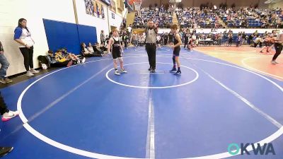 90 lbs 3rd Place - Porter Chaney, Vinita Kids Wrestling vs Jamison Hughes, R.A.W.