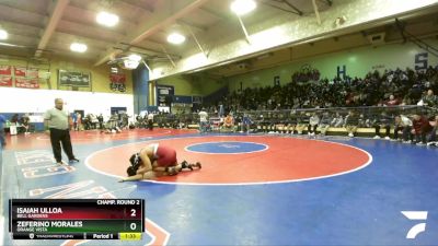 150 lbs Champ. Round 2 - Zeferino Morales, Orange Vista vs Isaiah Ulloa, Bell Gardens