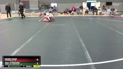 120 lbs Round 4 (10 Team) - Reid Stoddard, Terps East Coast Elite vs Asher Cisar, Wolfpack WC