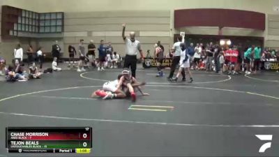 96 lbs Round 2 (6 Team) - Chase Morrison, Ares Black vs Tejon Beals, Untouchables Black