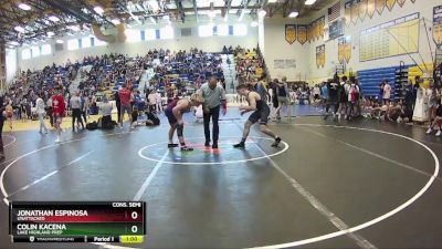 138 lbs Cons. Semi - Colin Kacena, Lake Highland Prep vs Jonathan Espinosa, Unattached