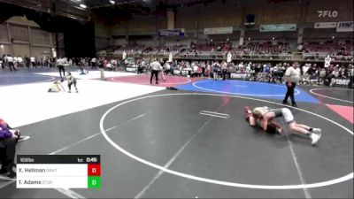 109 lbs Consolation - Xabi Hellman, Rawtown Elite vs Taten Adams, Sturgis Youth WC