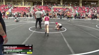 65 lbs Cons. Semi - Harley Salazar, Maize Wrestling Club vs Mackenzie Williamson, Nebraska Wrestling Academy