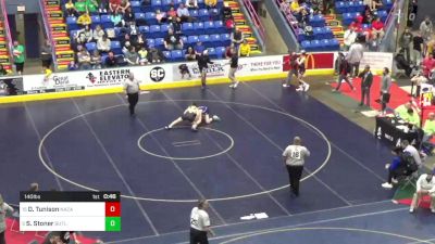 140 lbs Consi Of 16 #2 - Dominick Tunison, Nazareth vs Sutton Stoner, Butler