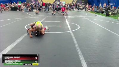 76 lbs Round 4 (8 Team) - Kolton Hartman, Ohio Gold 24k vs Jeremiah Payne, CP Elite