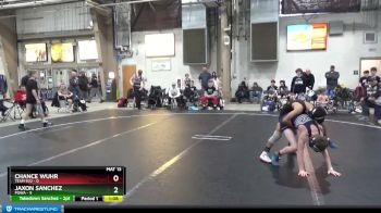 80 lbs Round 4 (8 Team) - Jaxon Sanchez, POWA vs Chance Wuhr, Team 922