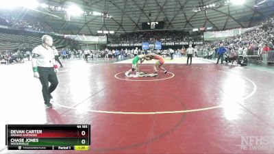 4A 165 lbs Semifinal - Devan Carter, Graham-Kapowsin vs Chase Jones, Woodinville