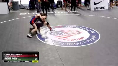 70 lbs Cons. Semi - Rafael Ayala, Wrestling In Novato (WiN) vs Chase Aulabaugh, Prodigy Wrestling Club