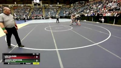 5A - 120 lbs Semifinal - Jaxson Newcomb, Andover Central vs Levi Glover, Goddard