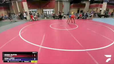 120 lbs Semifinal - Derek Ruffin, 3F Wrestling vs Ivan Lopez, Texas Tribe Wrestling Club