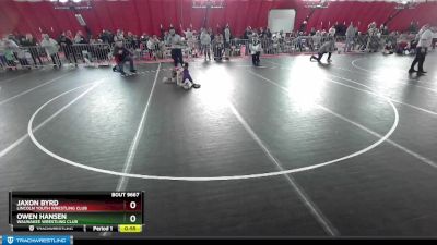 47-49 lbs Round 3 - Jaxon Byrd, Lincoln Youth Wrestling Club vs Owen Hansen, Waunakee Wrestling Club