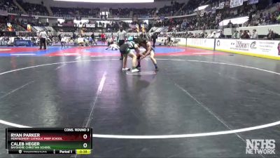 1A-4A 160 Cons. Round 3 - Ryan Parker, Montgomery Catholic Prep School vs Caleb Heger, Bayshore Christian School