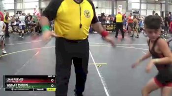 60 lbs Round 3 (6 Team) - Liam Reeves, Steel Valley vs Wesley Martin, American Gladiators-Blue