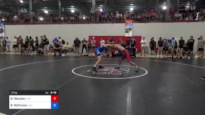 57 kg Consi Of 8 #2 - Dominic Mendez, Righetti High School Wrestling vs Brendan McCrone, Ohio