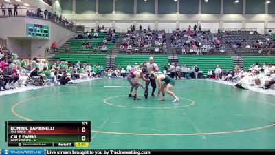 175 lbs 1st & 3rd (16 Team) - Dominic Bambinelli, Mill Creek vs Cale Ewing, West Forsyth