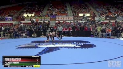 126 lbs Semifinal - Connor Barnes, Lindsborg-Smoky Valley vs Marcus Terry, Augusta