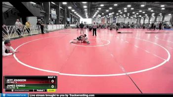 72 lbs Rd# 3 12:00pm Friday - James Danko, PA Silver vs Jett Johnson, Cali Red