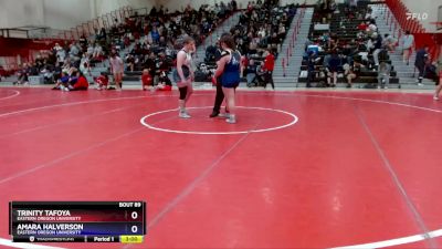 190 lbs Round 2 - Amara Halverson, Eastern Oregon University vs Trinity Tafoya, Eastern Oregon University