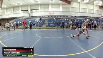 81 lbs Cons. Round 3 - Ainsley Hoffmann, Rhyno Academy Of Wrestling vs Maci Schaefer, Bulls Wrestling Club