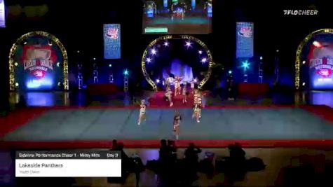 Lakeside Panthers - Youth Cheer [2021 Sideline Performance Cheer 1 - Mitey Mite Day 3] 2021 Pop Warner National Cheer & Dance Championship