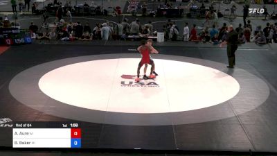 113 lbs Rnd Of 64 - Aidan Aure, Wisconsin vs Brady Baker, Michigan