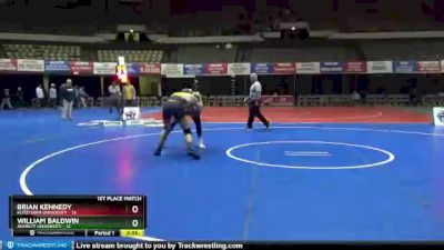 197 lbs Placement Matches (8 Team) - Brian Kennedy, Kutztown University vs William Baldwin, Averett University